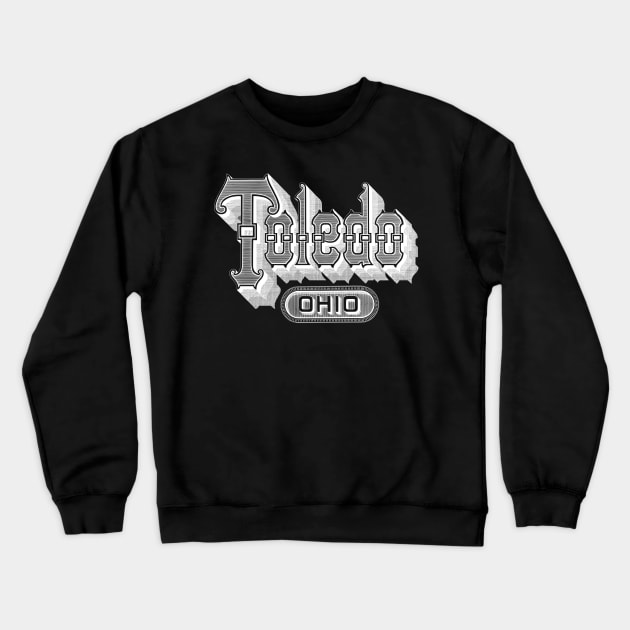 Vintage Toledo, OH Crewneck Sweatshirt by DonDota